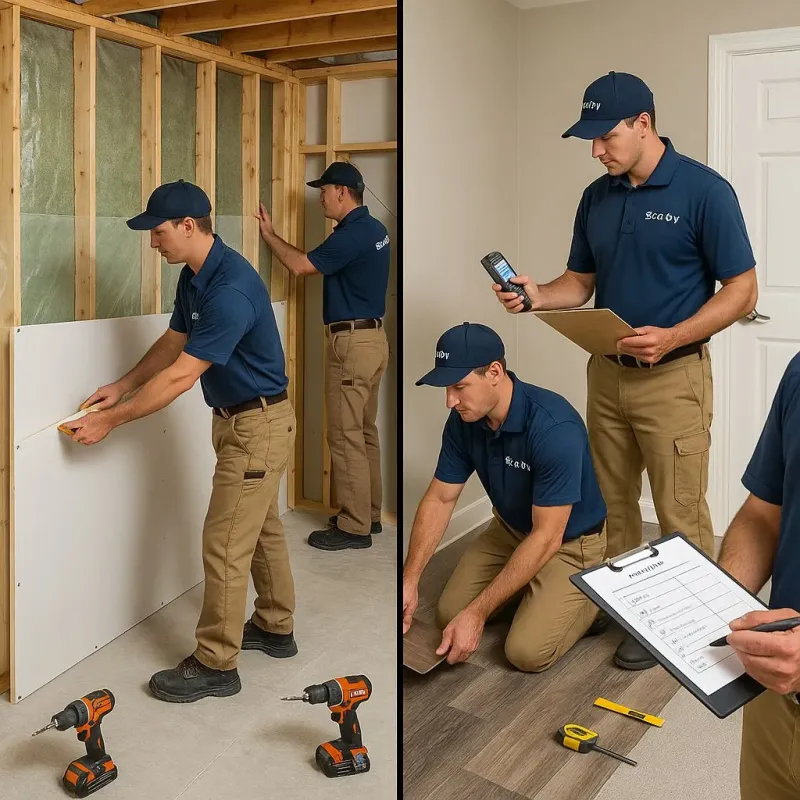 Repairs and Reconstruction process in North Elba, NY